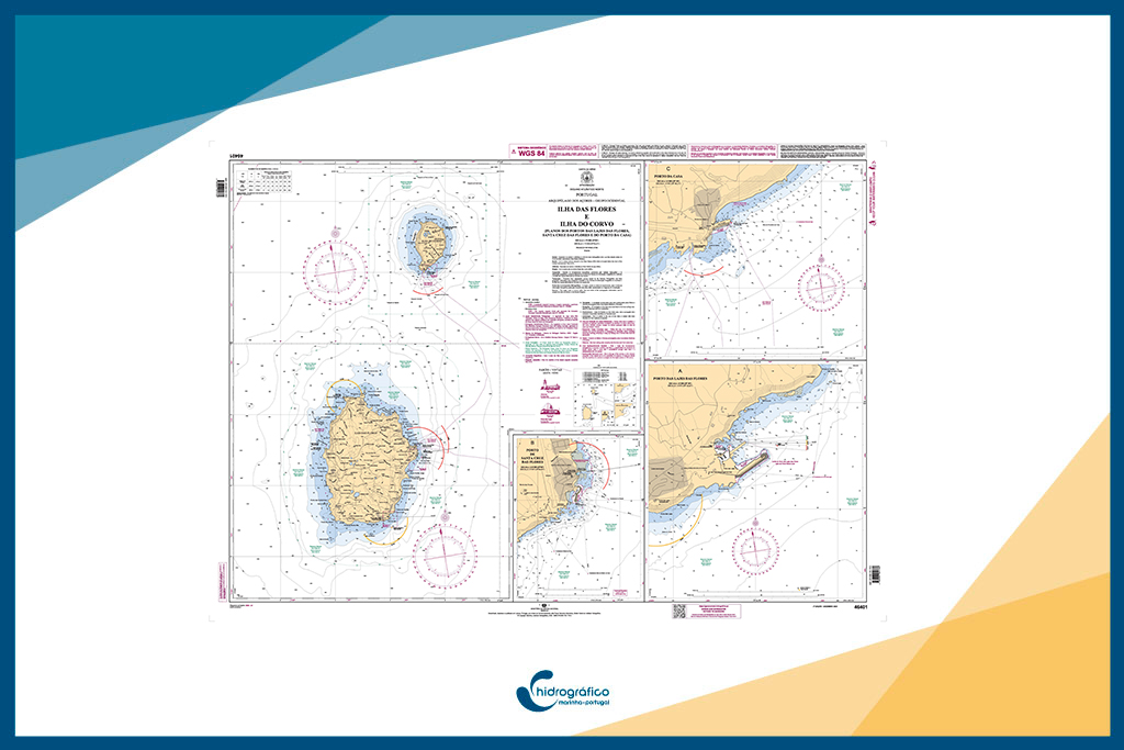Nova edição da carta náutica das ilhas das Flores e do Corvo