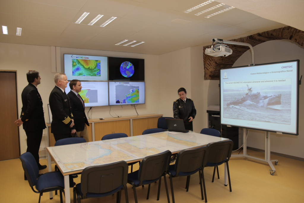 IH recebe a visita do Diretor do Gabinete de GSM da NGA, da Marinha dos UE 