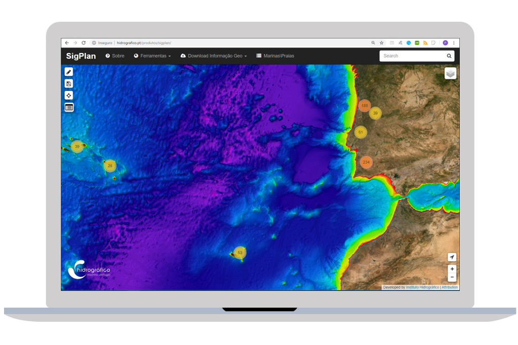 Instituto Hidrográfico lança aplicação de cartografia costeira para apoio ao planeamento de atividades
