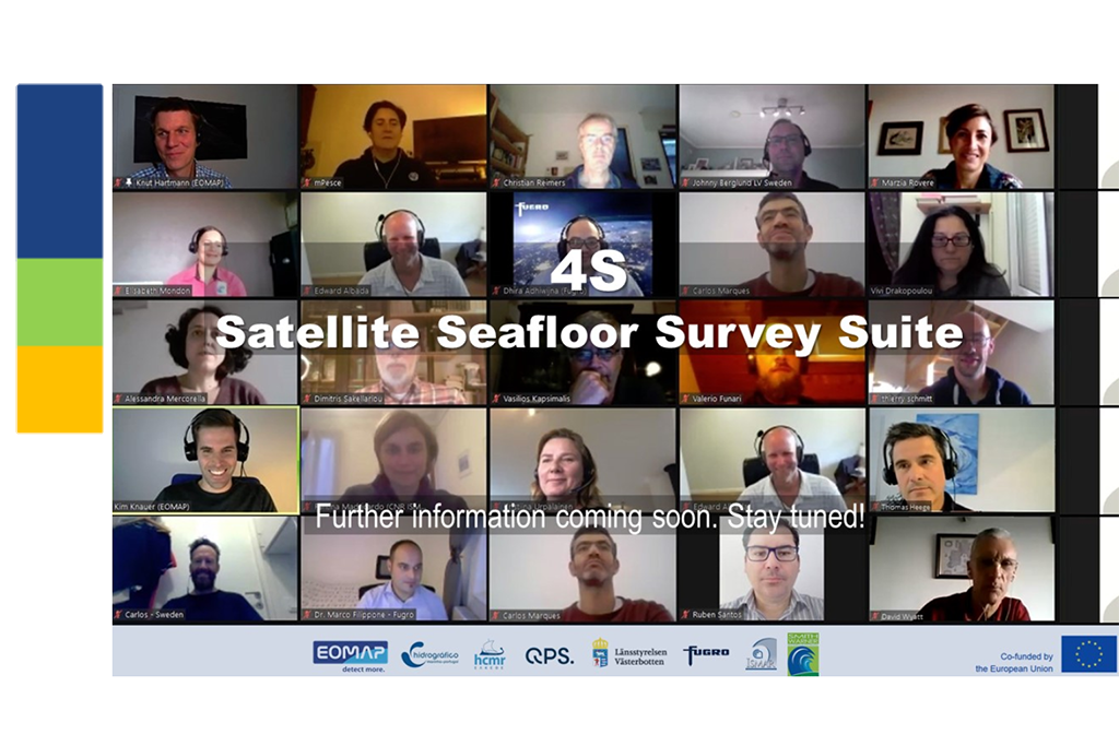 IH no Projeto '4S', para mapeamento global de observação por satélite do fundo do mar 