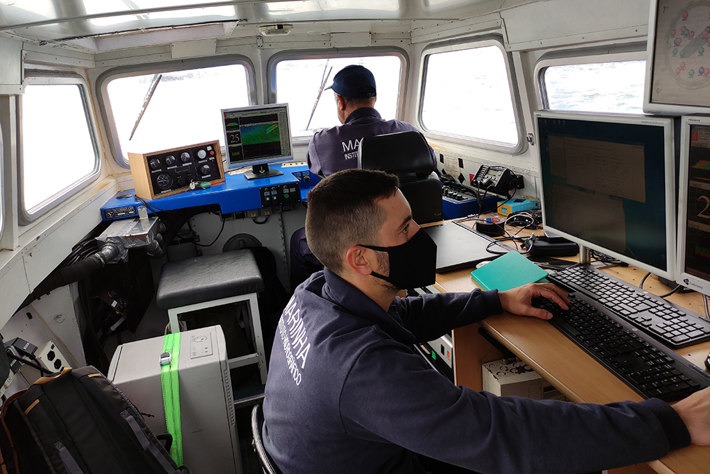 Preparação da Brigada Hidrográfica para o Levantamento Hidrográfico na Missão Mar Aberto