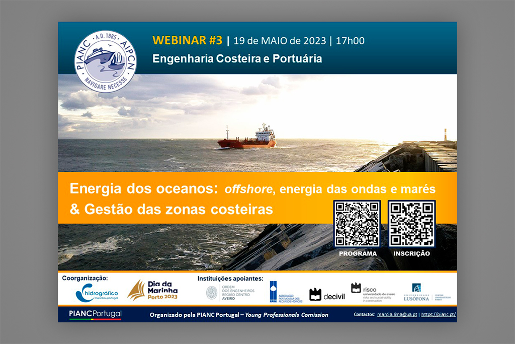Comemorações do Dia da Marinha apoiam o Webinar “Engenharia Costeira em Portugal e no Mundo”