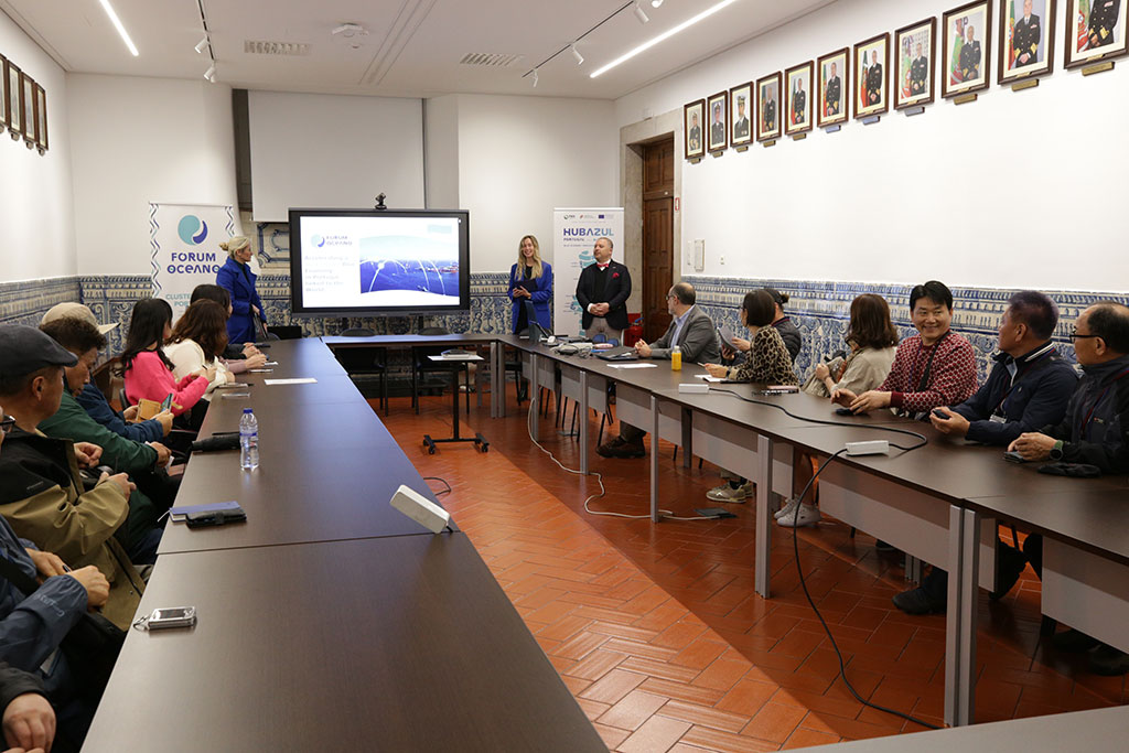 Instituto Hidrográfico recebe visita da Korean Fisheries Association