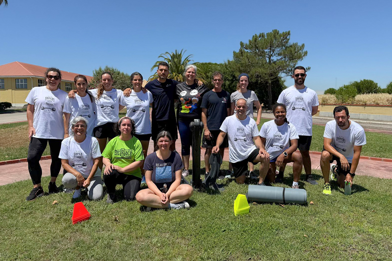 Ginástica Laboral na Base Hidrográfica da Azinheira
