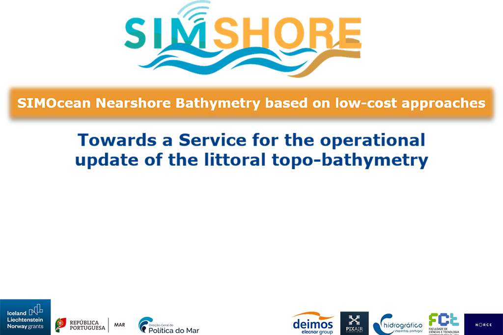 IH on ‘SimShore’ Project, towards a Service for the operational update of the littoral topo-bathymetry 